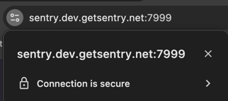 lock icon in address bar